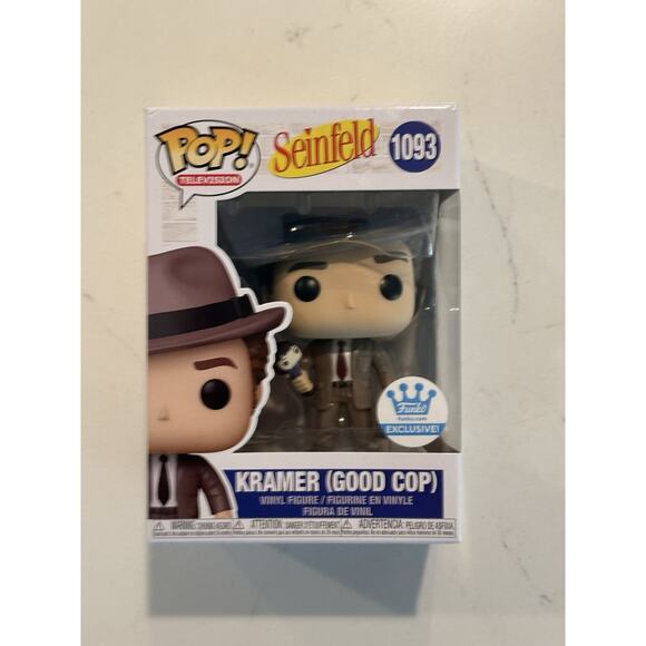 Funko Pop Seinfeld Kramer Good Cop 1093 Vaulted New #2 - Picture 1 of 9